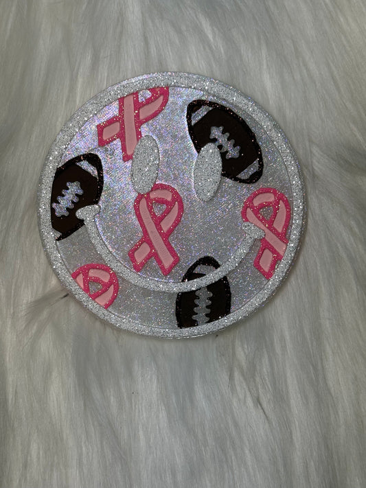 Football/ribbon smiley