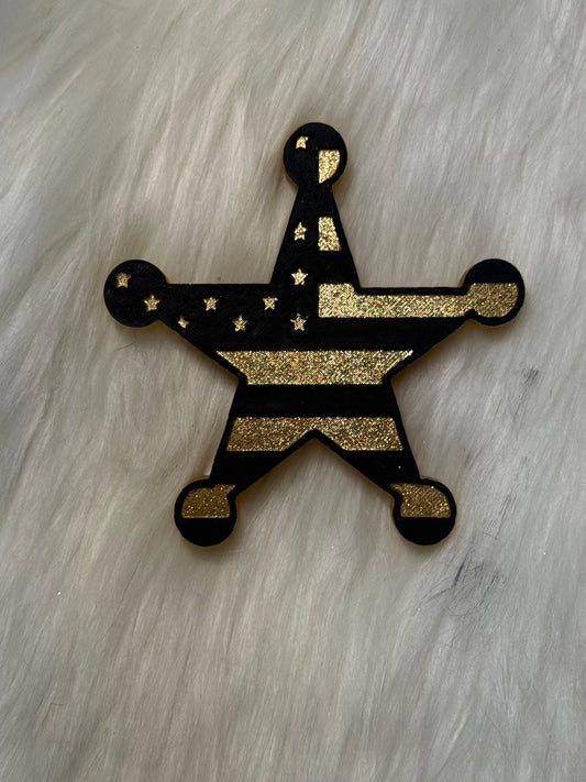 Sheriff/flag badge
