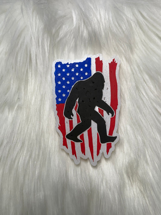 Big Foot with Flag