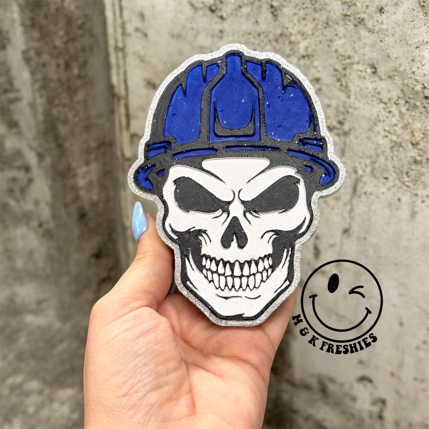 Skull with Hard Hat