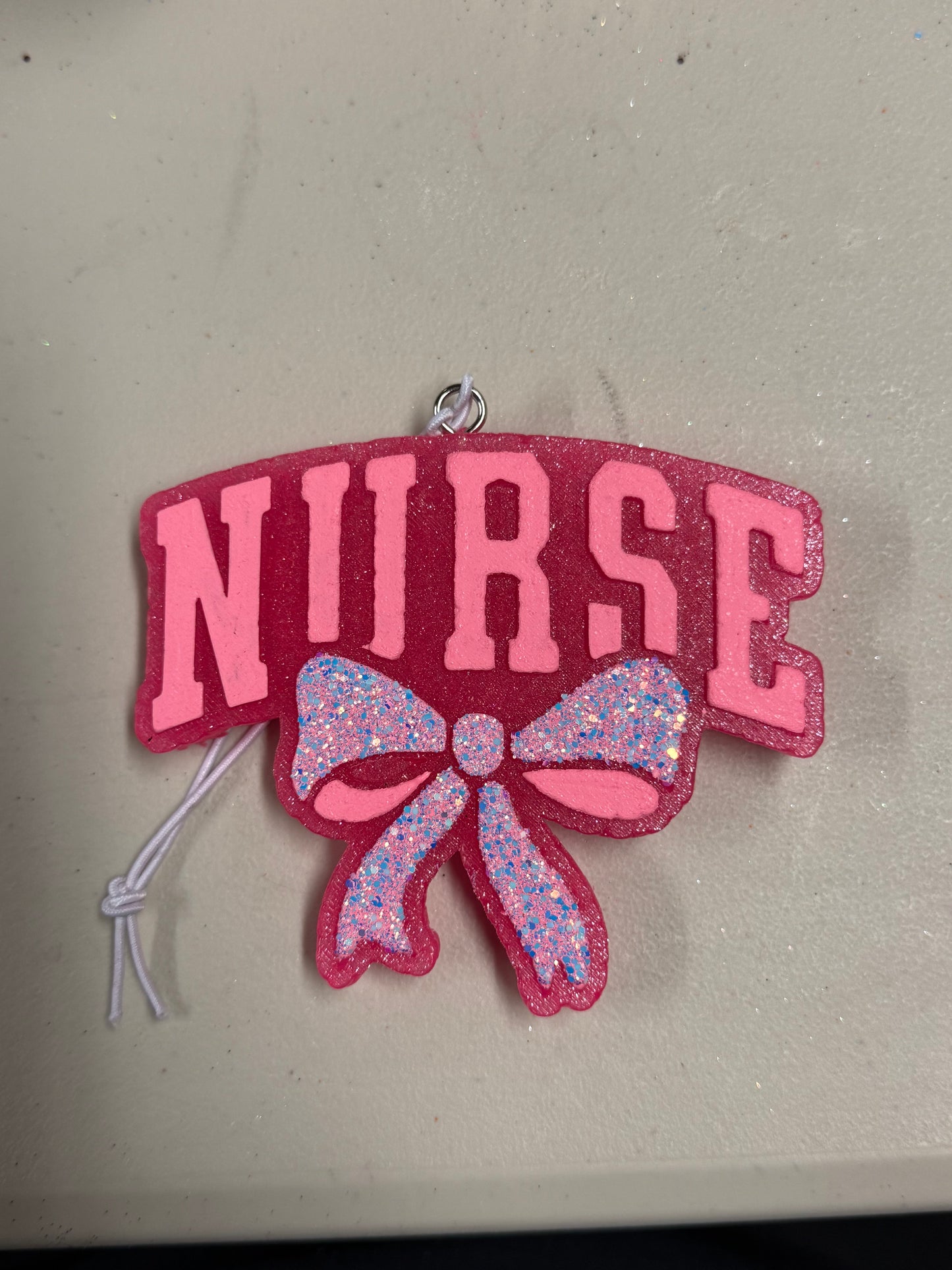 Nurse with bow