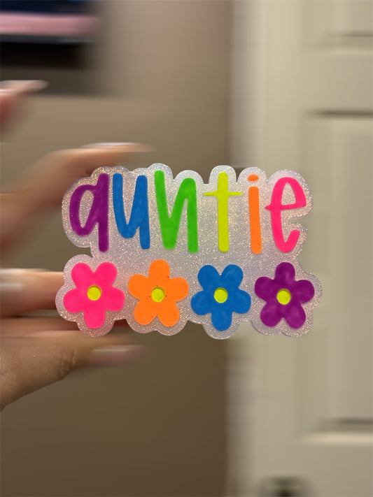 Auntie with Flowers